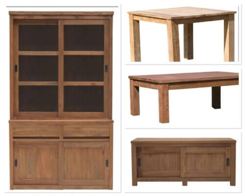 Complete Woonkamerset teak