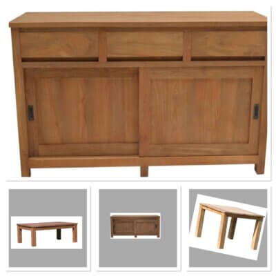 Complete Woonkamerset teak